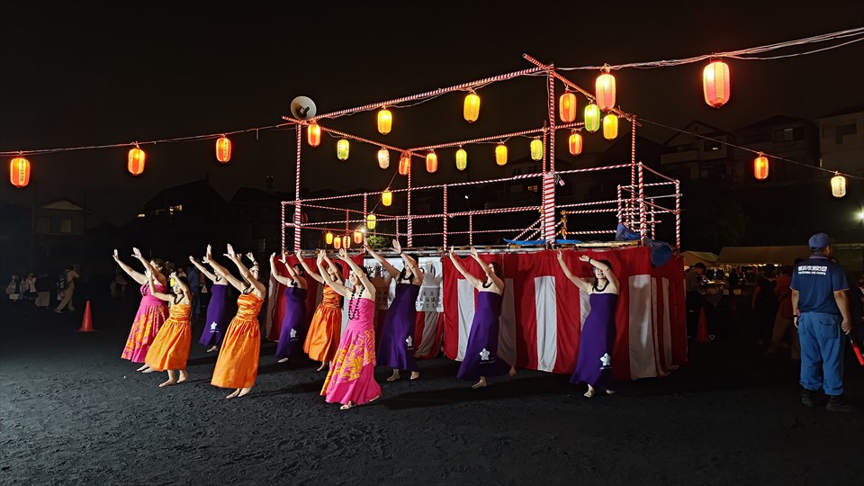 笹野台まつりフラダンス